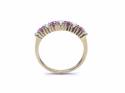 9ct Yellow Gold Ruby & Diamond Eternity Ring