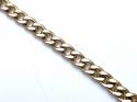 9ct Semi Solid Curb Bracelet & T Bar