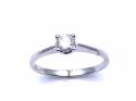 18ct White Gold Diamond Solitaire Ring