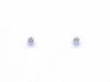 9ct White Gold Diamond Stud Earrings 0.10ct