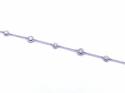 18ct White Gold Diamond Bracelet 0.58ct