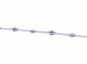 18ct White Gold Diamond Bracelet 0.58ct