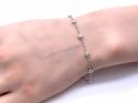 18ct White Gold Diamond Bracelet 0.58ct