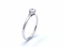 18ct White Gold Diamond Solitaire Ring