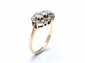 9ct Yellow Gold CZ Cluster Ring