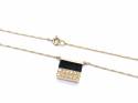 18ct Yellow Gold Fancy Diamond Necklet