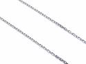 9ct White Gold Trace Chain 22 inches