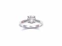18ct White Gold Diamond Solitaire Ring 1.12ct