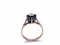 9ct Sapphire and Diamond Cluster Ring