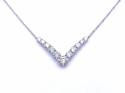 18ct White Gold Diamond Necklet 1.10ct