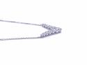 18ct White Gold Diamond Necklet 1.10ct