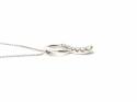 18ct White Gold Diamond Pendant 0.25ct & Chain