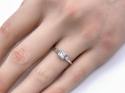 Platinum Diamond Solitaire Ring