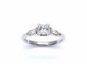 Platinum Diamond Solitaire Ring