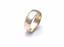 9ct Yellow Gold Wedding Ring 6mm