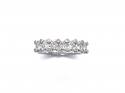 18ct White Gold Diamond Eternity Ring 0.79ct