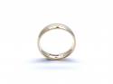 9ct Yellow Gold Slight Court Wedding Ring 5mm