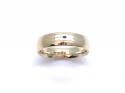 9ct Yellow Gold Slight Court Wedding Ring 5mm