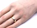 9ct Yellow Gold Slight Court Wedding Ring 5mm