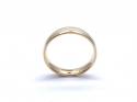 9ct Yellow Gold Slight Court Wedding Ring 5mm