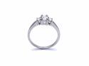 Platinum Diamond 3 Stone Ring 0.60ct