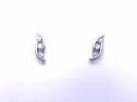 18ct White Gold Diamond Pendant & Earring Set