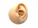 18ct Diamond Cluster Stud Earrings 2.62ct