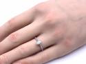 Platinum Pear Shaped Diamond Solitaire Ring