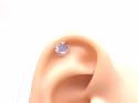 9ct Yellow Gold CZ Cartilage Stud Earring