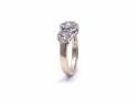 9ct Yellow Gold Diamond Cluster Ring 1.09ct