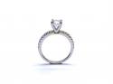 Platinum Diamond Solitaire Ring