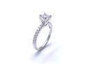 Platinum Diamond Solitaire Ring