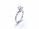 Platinum Diamond Solitaire Ring