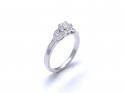 Platinum Diamond Solitaire Ring