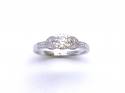 Platinum Diamond Solitaire Ring