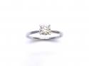 Platinum Diamond Solitaire Ring 0.51ct