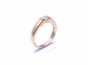 18ct Yellow Gold Diamond Solitaire Ring