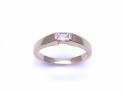 18ct Yellow Gold Diamond Solitaire Ring