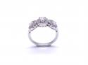 18ct White Gold Diamond Cluster Ring 1.14ct