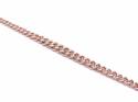 9ct Rose Gold Graduated Curb Chain