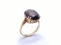 9ct Smokey Quartz Solitaire Ring