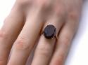 9ct Smokey Quartz Solitaire Ring