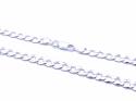 Silver Flat Open Curb Chian 16 Inch
