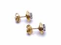 18ct Yellow Gold Diamond Stud Earrings