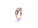9ct Yellow Gold Zircon Pave Ring