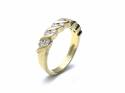 18ct Yellow Gold Diamond Band Ring