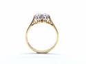 18ct Diamond 2 Stone Ring App 0.45ct