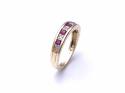 9ct Ruby and Diamond Eternity Ring