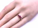 9ct Yellow Gold Ruby & Diamond Ring