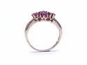 9ct Yellow Gold Ruby & Diamond Ring